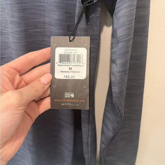 NWT Mountain Hardware Gray Long Sleeve Shirt - Picture 4 of 8